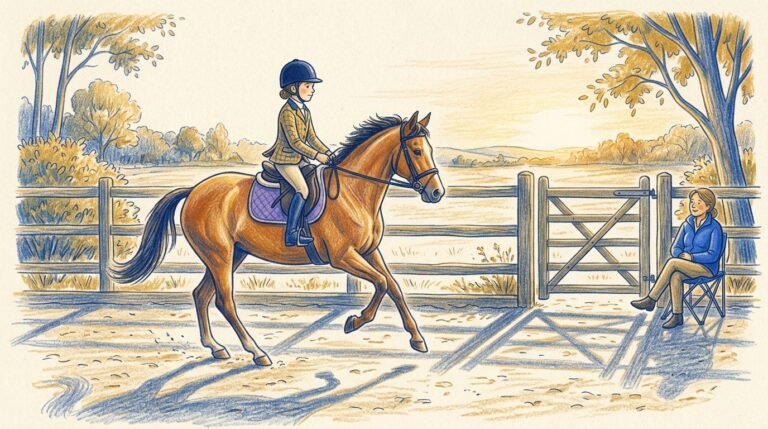 How to Sit the Canter Without Gripping Bouncing or Bracing
