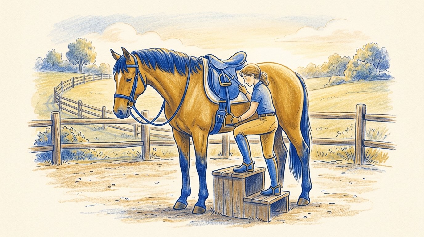 How to Teach a Horse to Stand for Mounting