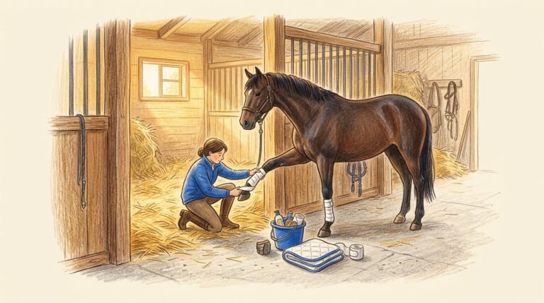 How to Wrap a Horse Leg the Right Way